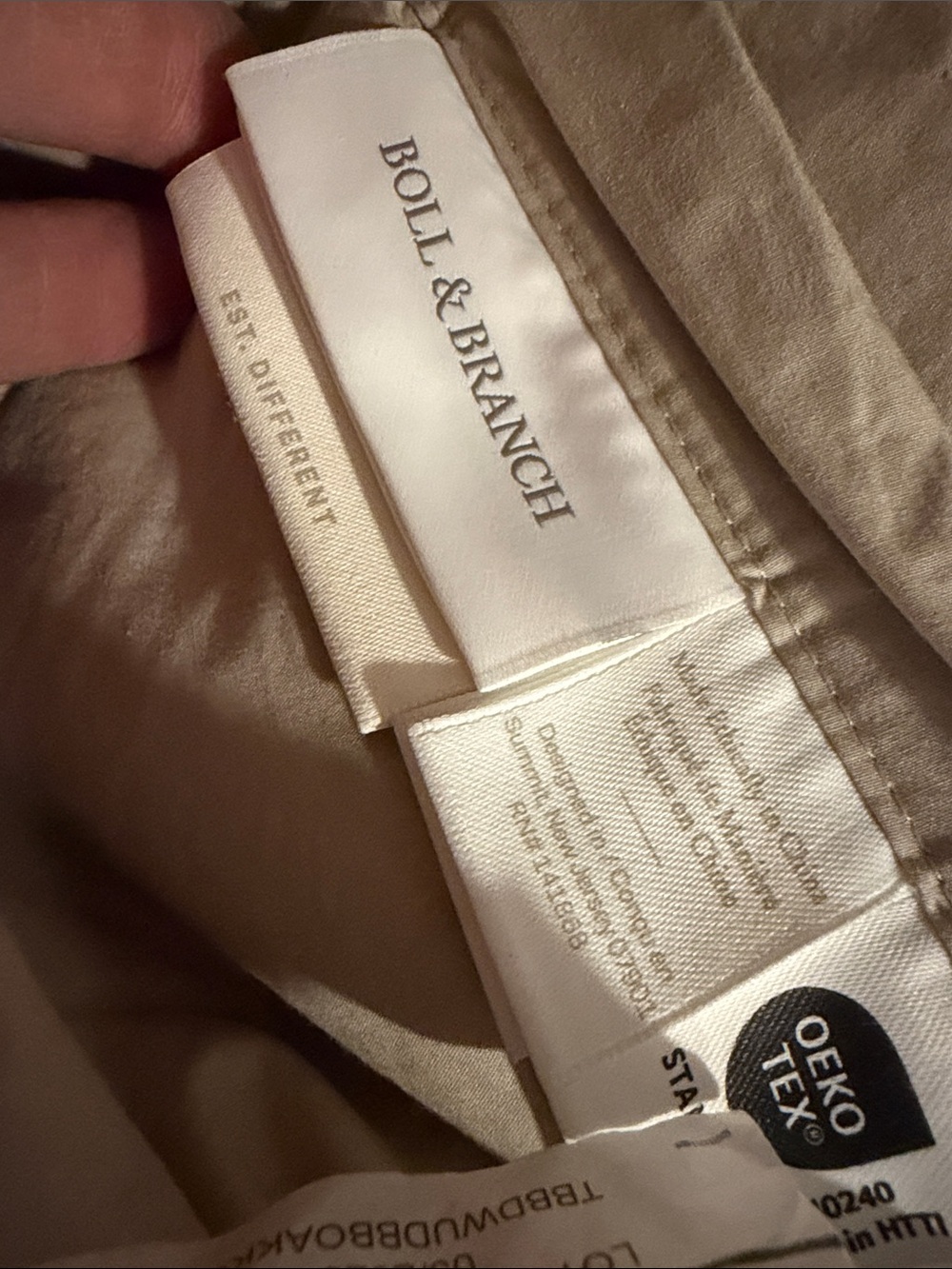 Boll & Branch down bed blanket pewter king/ cal - Picture 5 of 10